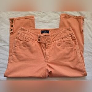 American Living Orange Straight Leg Capri Denim Size 8 Pants